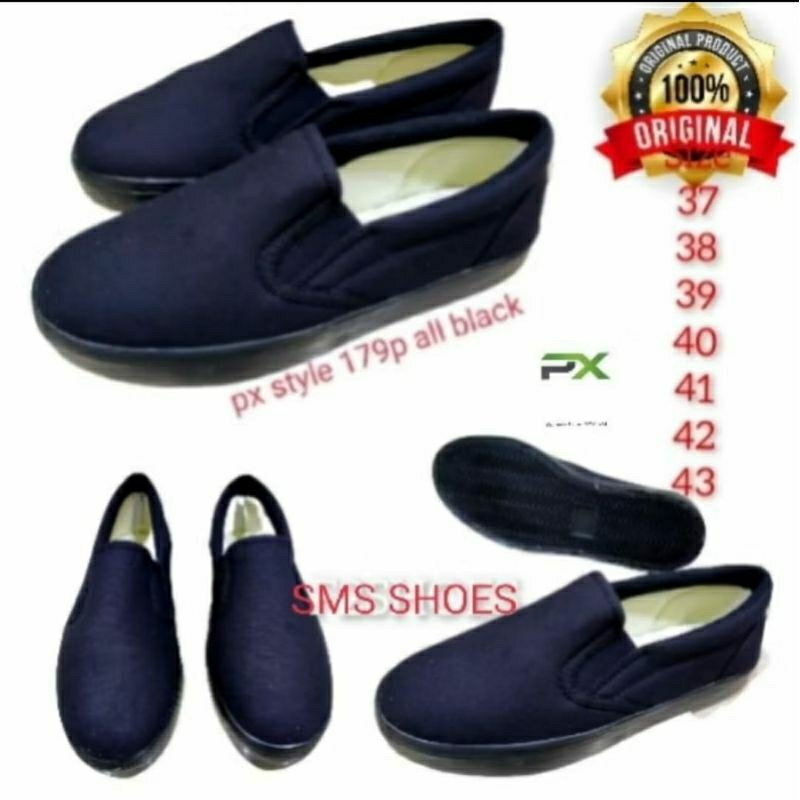 SEPATU PX STYLE/SEPATU LUKIS KANVAS/128 NAVY/WHITE/BLACK/179P WHITE/ALLBLACK