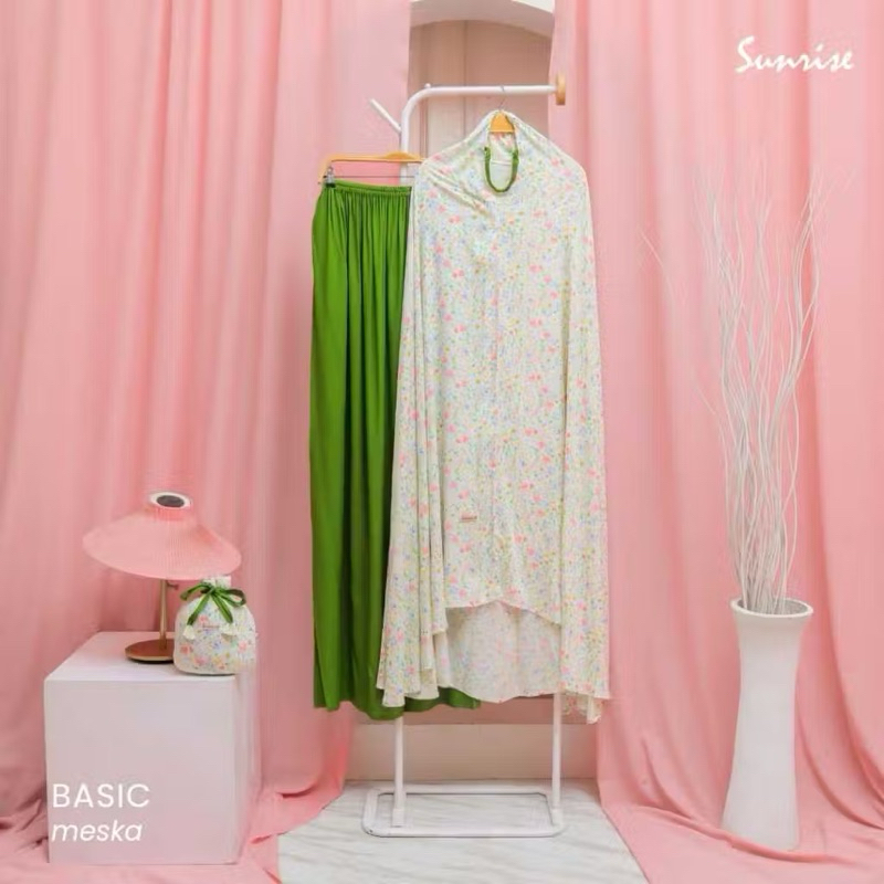Mukena Sunrise - Meska - Mukena Dewasa Rayon Premiun