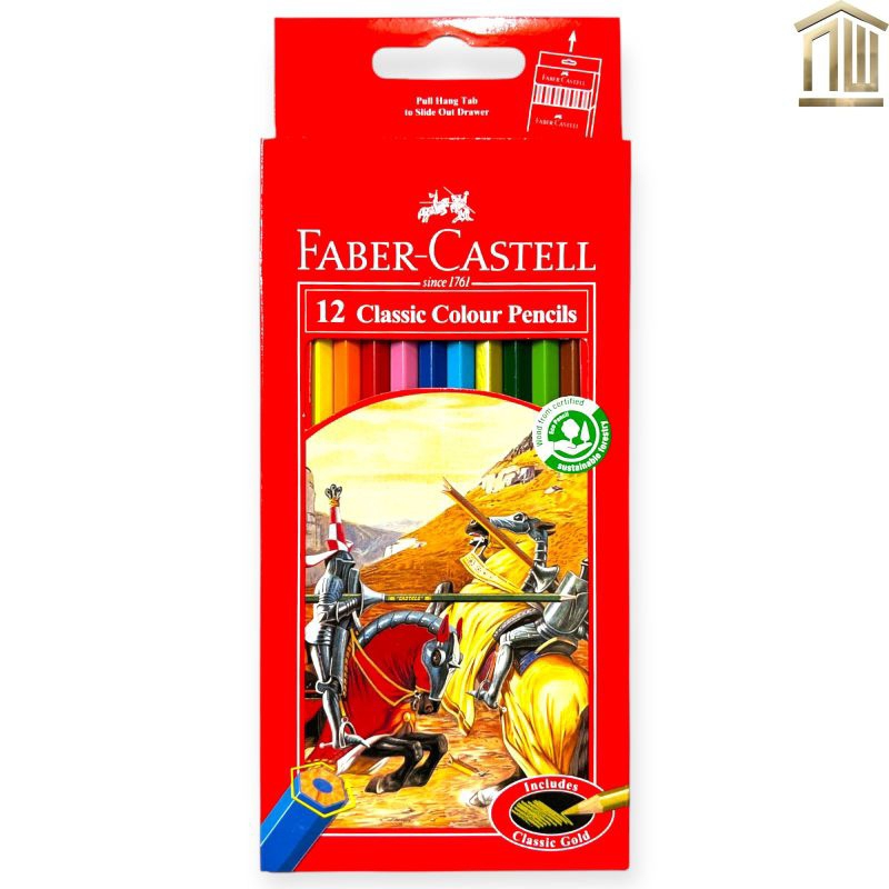 

Pensil Warna Faber Castell Panjang Classic 12,24,36,48 Warna