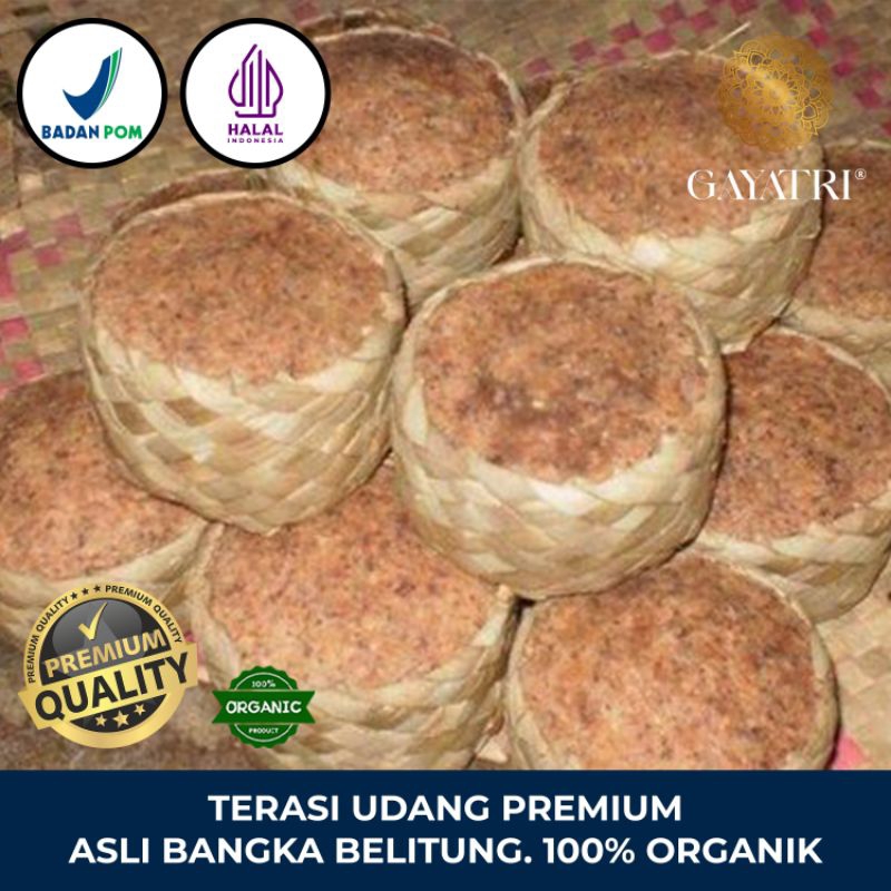 

Terasi Udang Asli Bangka Belitung Premium Gayatri (100 Gram) Belacan Asli Toboali