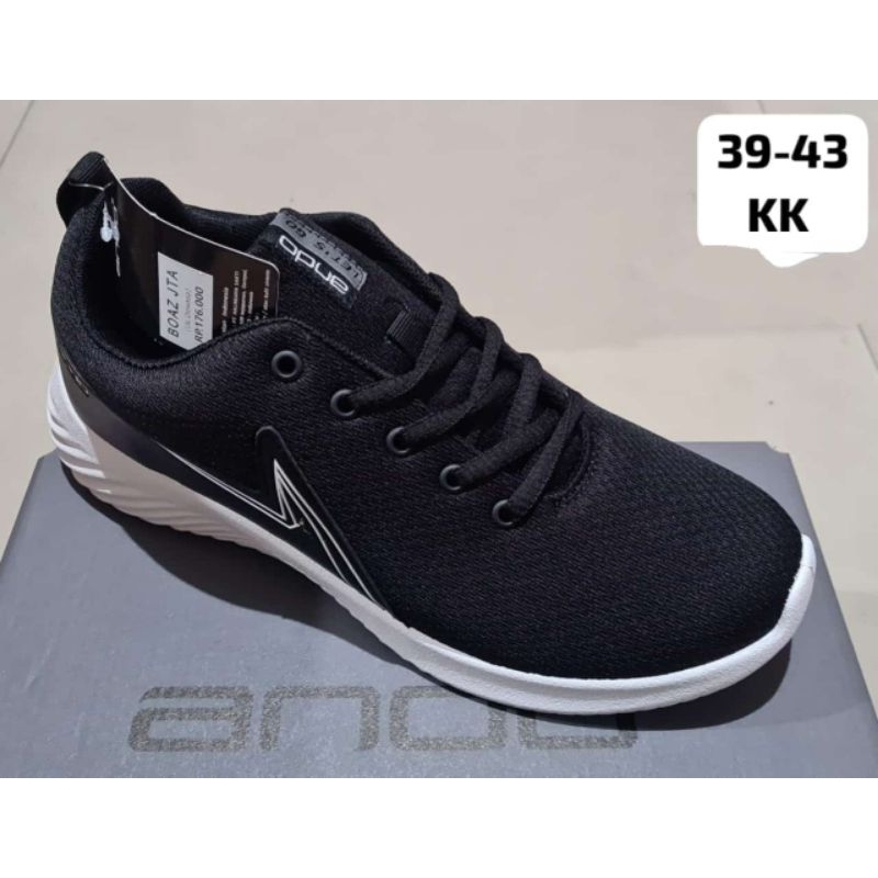 Sepatu Ando cowok, Sepatu Ando hitam sekolah/kerja