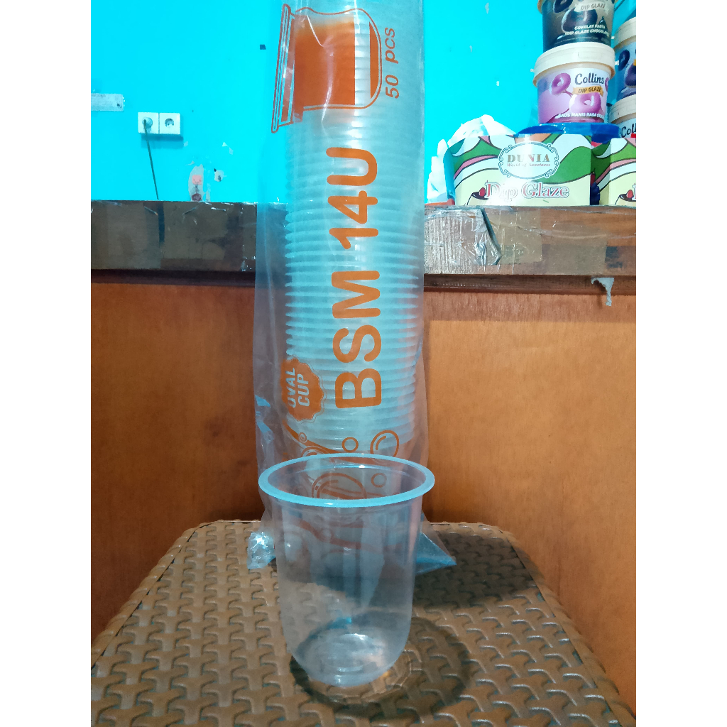 CUP 14OZ OVAL BSM || GELAS MINUMAN 14OZ OVAL