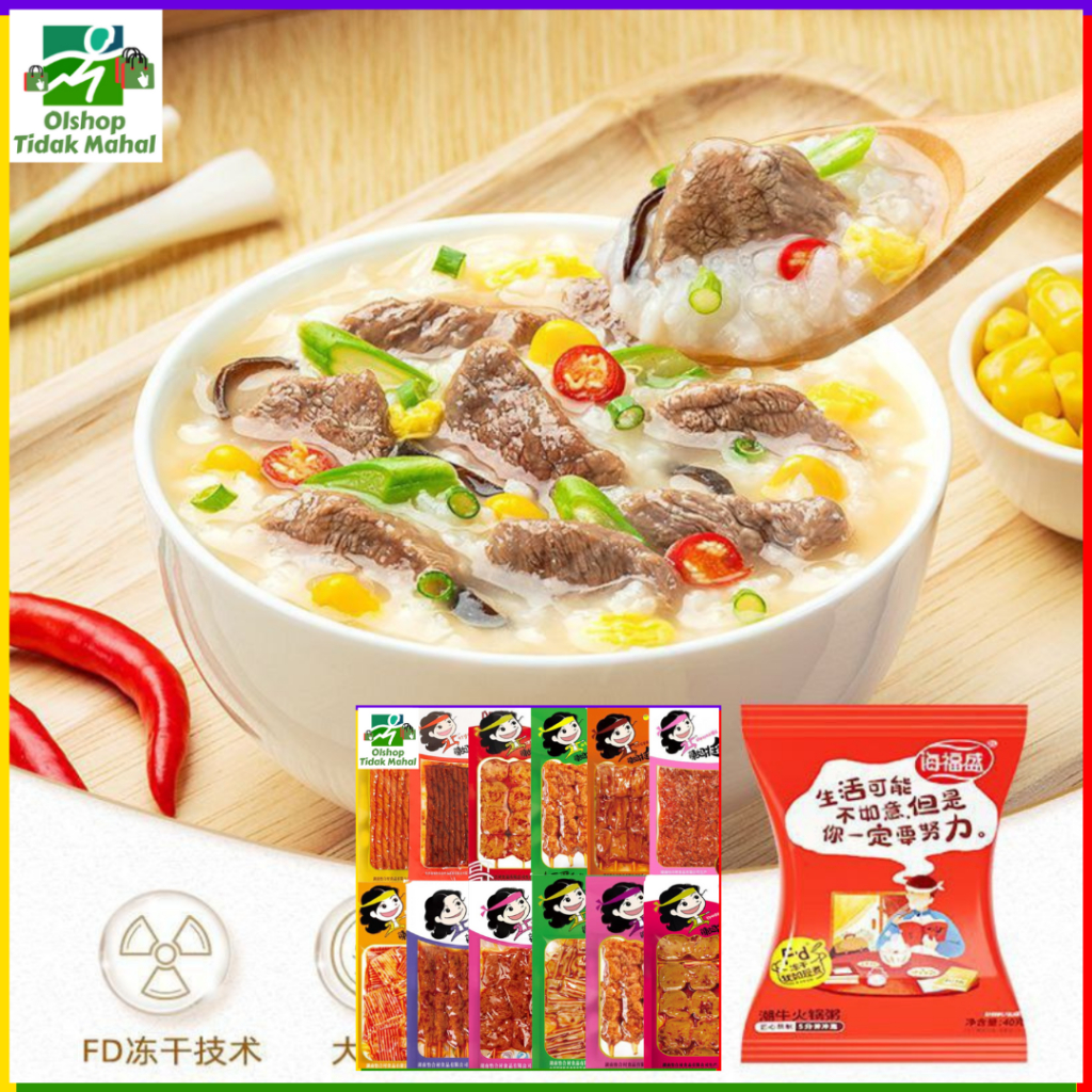 

Bubur Instan dan tendon sate