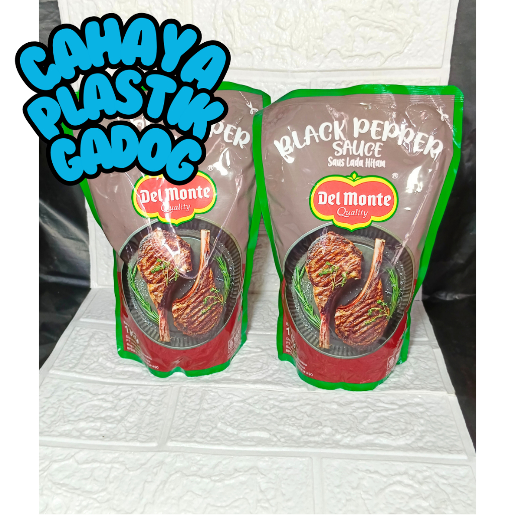 

KTr190 Del Monte Black Pepper Sauce Saus Lada Hitam 1Kg