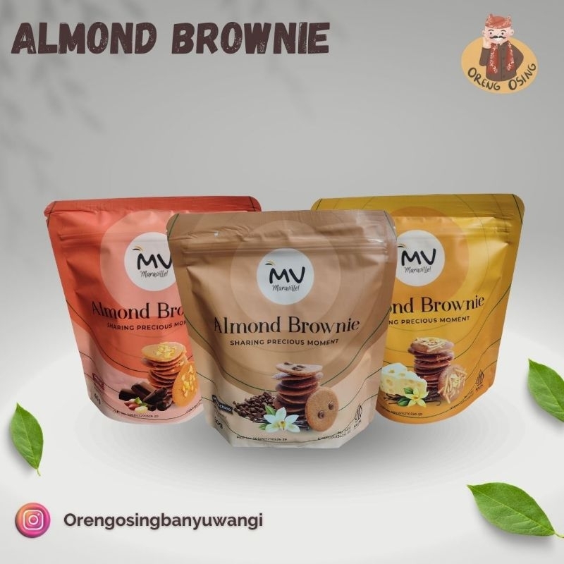 

ORENG OSING | Maraville Almond Brownies 60 Gram