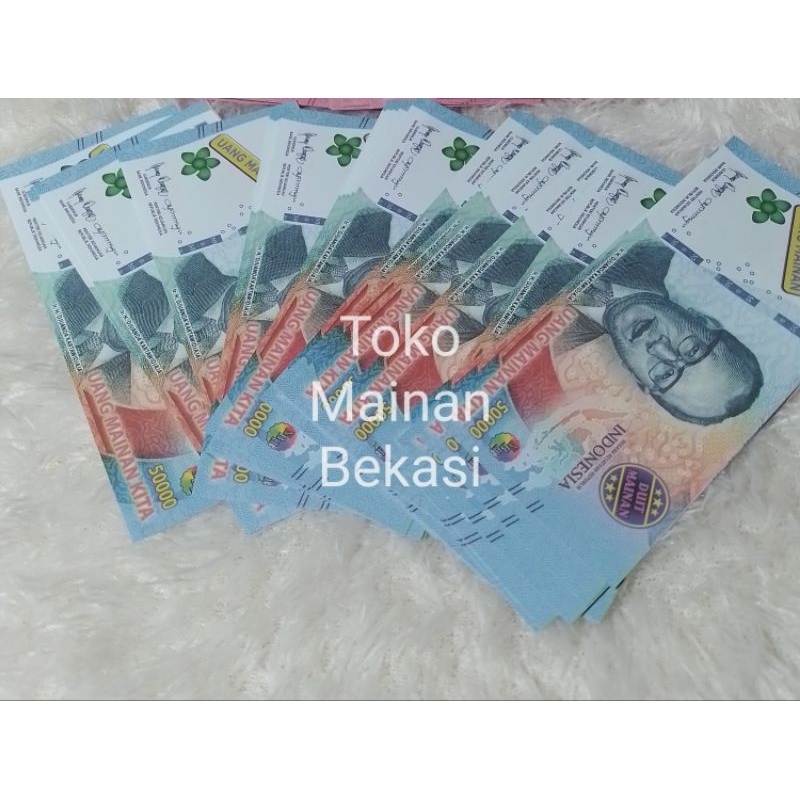 100 LBR UANG MAINAN NOMINAL 50.000 AN VERSI TERBARU