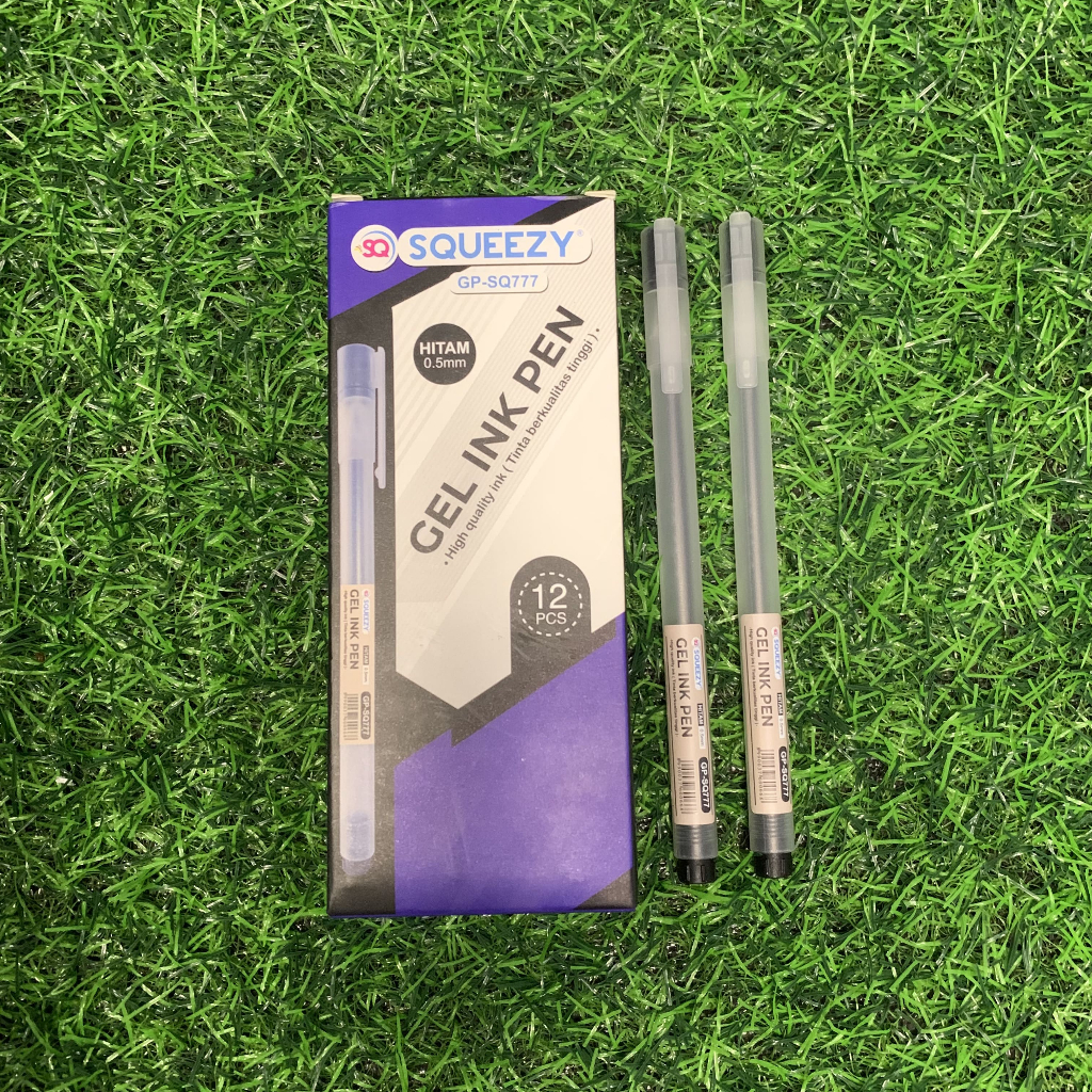 

Pulpen Gel Squeezy GP-SQ777 Tinta Hitam 0.5 mm