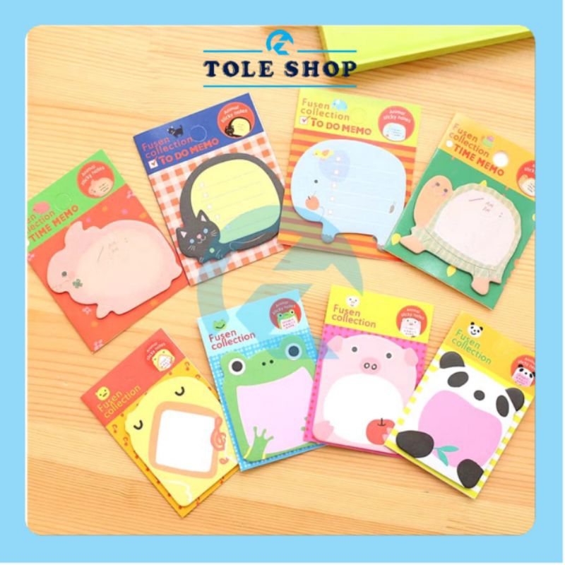 

STIKY NOTES KARAKTER ANIMAL MINI BOOM LUCU AESTHETIC