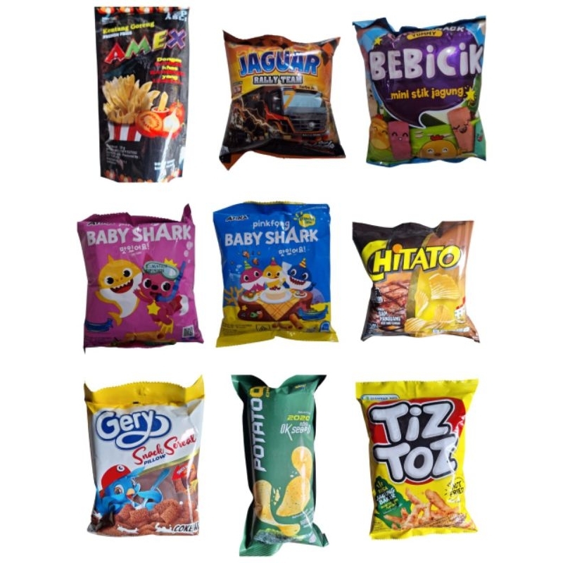 2000an Aneka Chiki Snack Camilan 1pcs