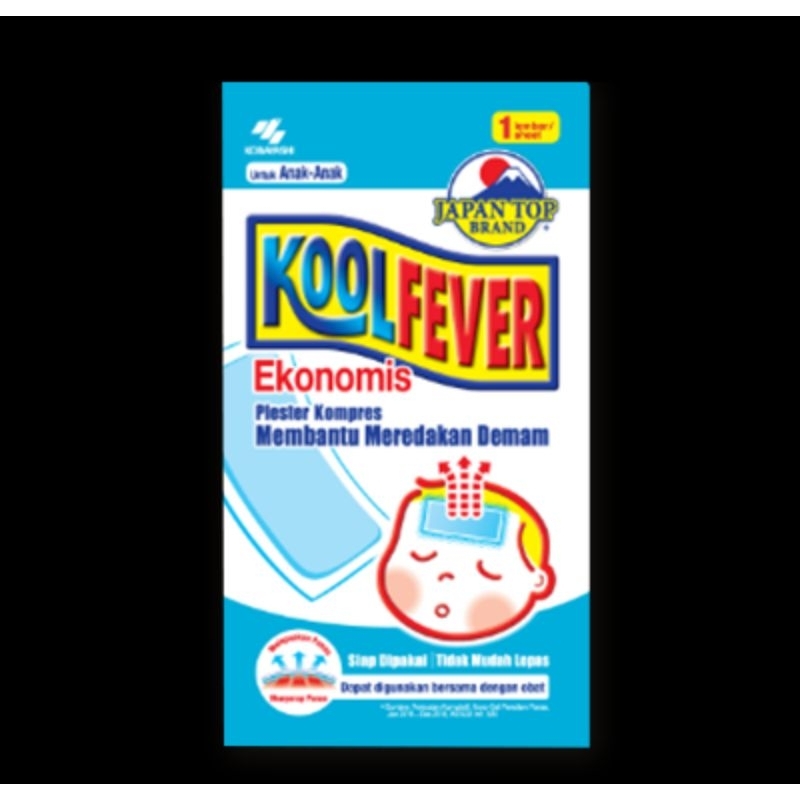 Koolfever Kompres Penurun Panas Bayi Dan ank-Koolfever Plester Penurun panas