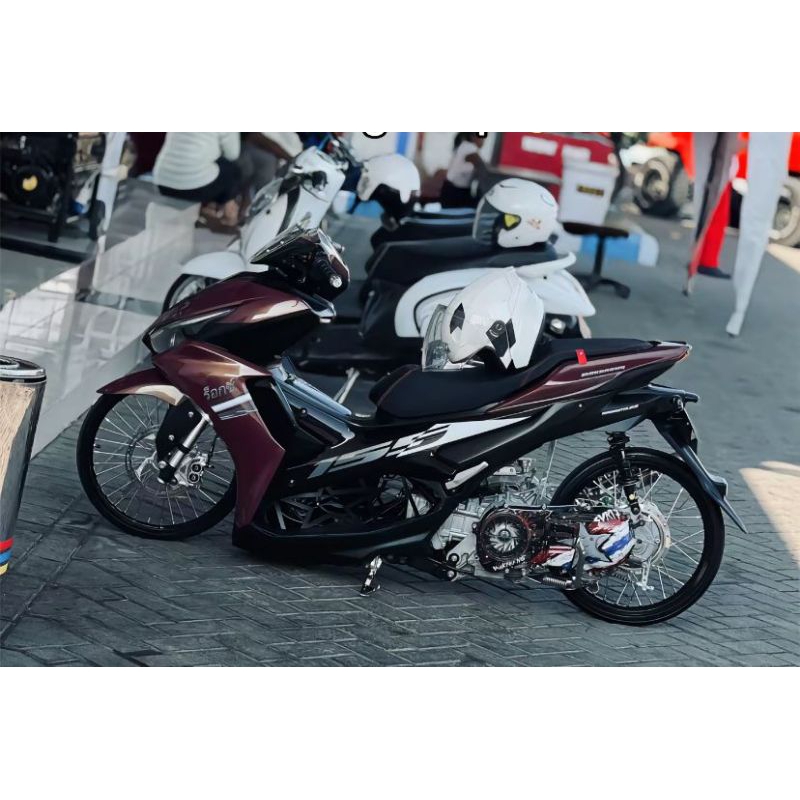 STRIPING AEROX NEW CONNECTED 155  THAILAND STYLE TRANSPARAN