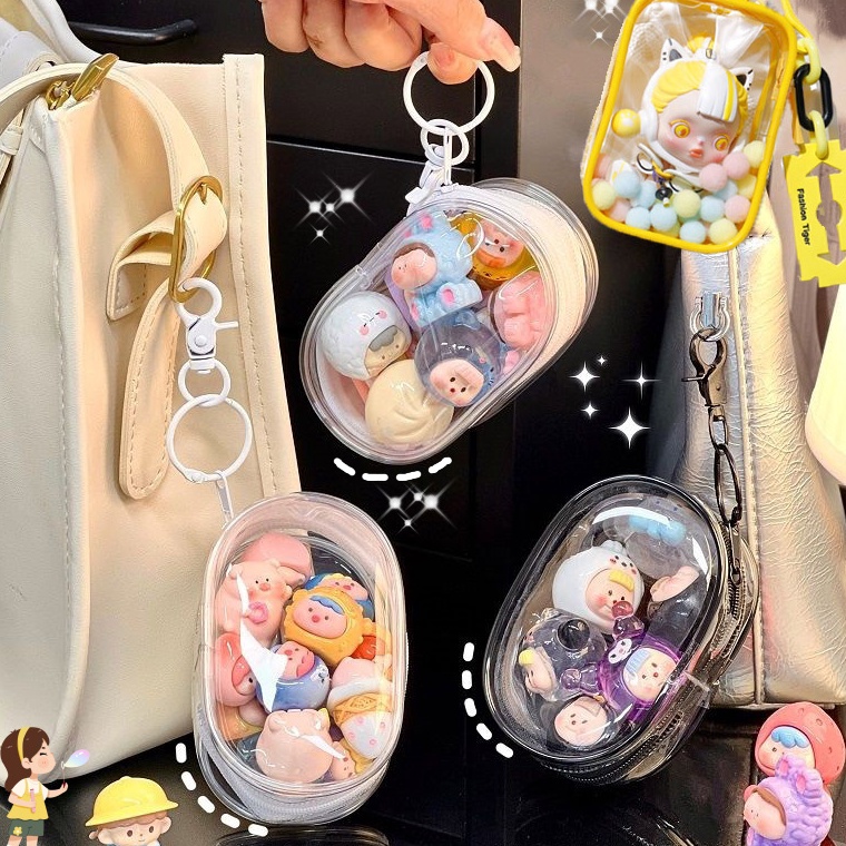 Sangat Nyaman PVC Pouch Doll Pouch Keychain Bag Tas Wanita Pvc Untuk Boneka Pouch Boneka Doll Nendor