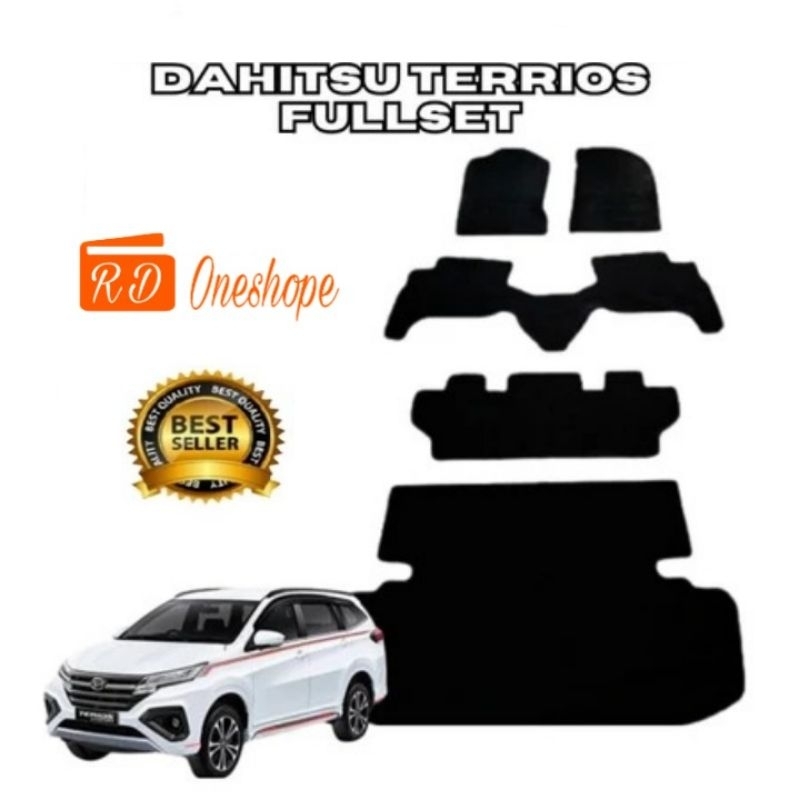 Karpet mobil Daihatsu Terios full set / Karpet full set mobil Daihatsu Terios / Matras mobil Daihats