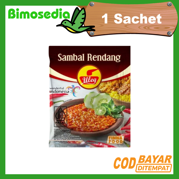 

Sambal Rendang 1 Sachet Enak Pedas Gurih