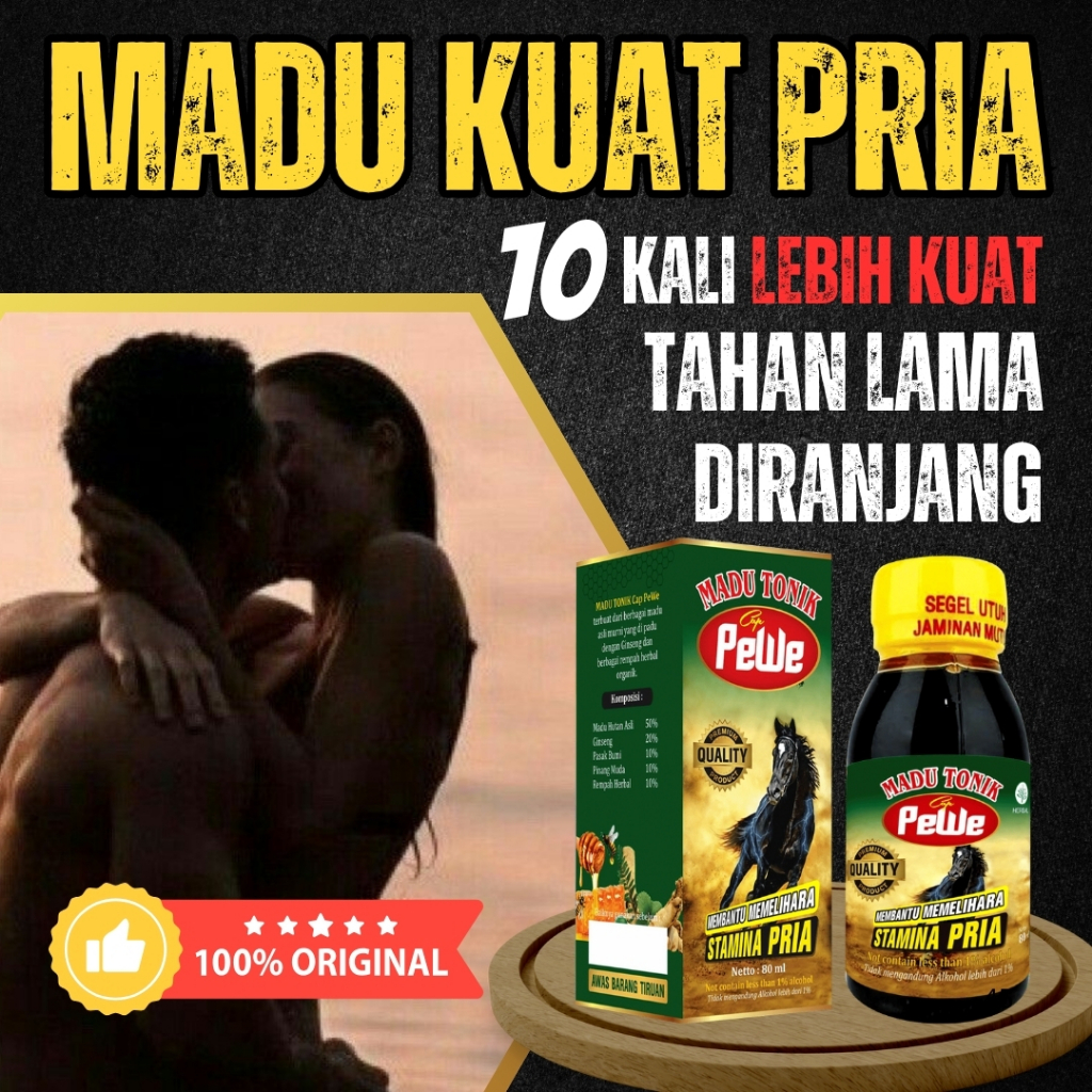 

Madu Tonik Pewe Original Madukuat Rahasia Pria Perkasa Kuat Tahan Lama Ampuh Aman Tanpa Efek Samping