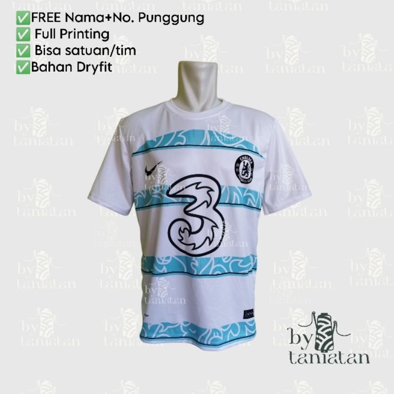 JERSEY CHELSEA AWAY 2022/2023 ( Free Nama + No. Punggung)