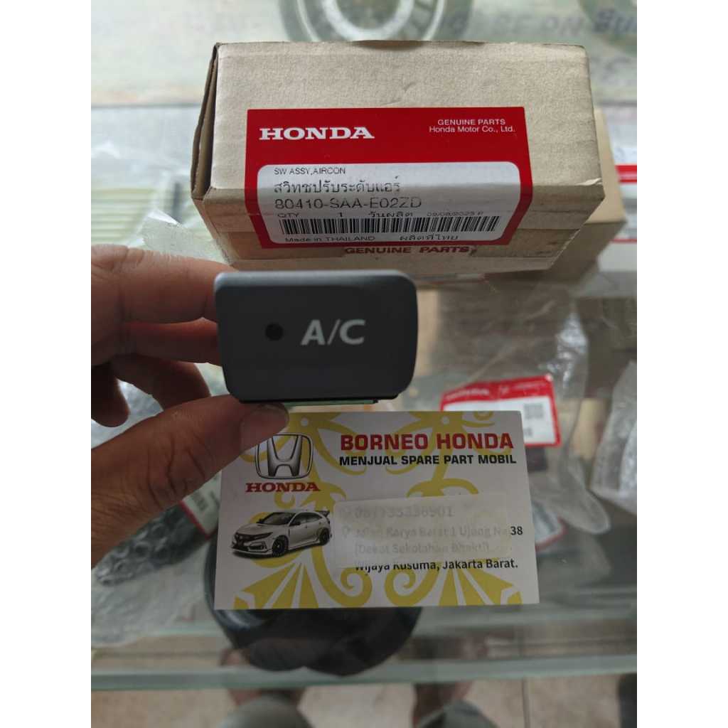 SWITCH AC TOMBOL KNOB KNOP SAKLAR ON OFF JAZZ GD3 CITY GD8 IDSI VTEC ASLI 2003 2004 2005 2008 HONDA 
