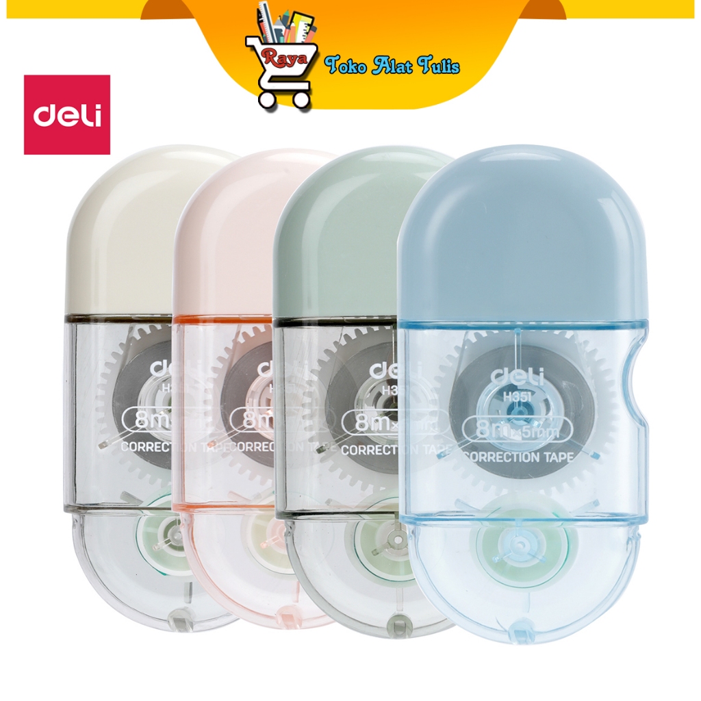 

DELI CORRECTION TAPE TIP-X KERTAS H351