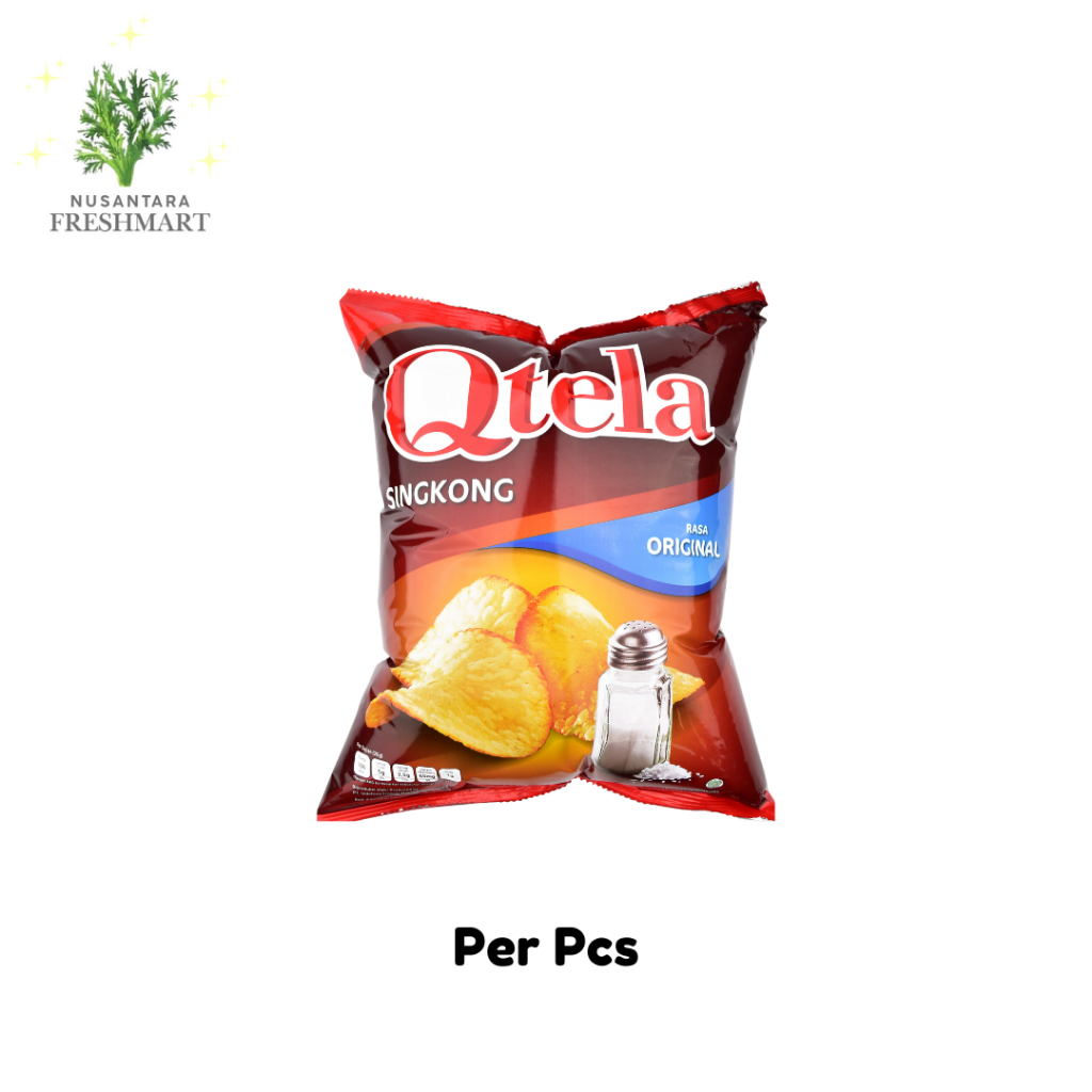

[Nusantara Freshmart] Qtela Snack Original Snack Singkong 60 gr Per Pcs