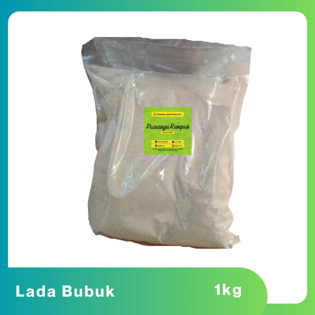 Lada bubuk / merica bubuk kemasan1kg