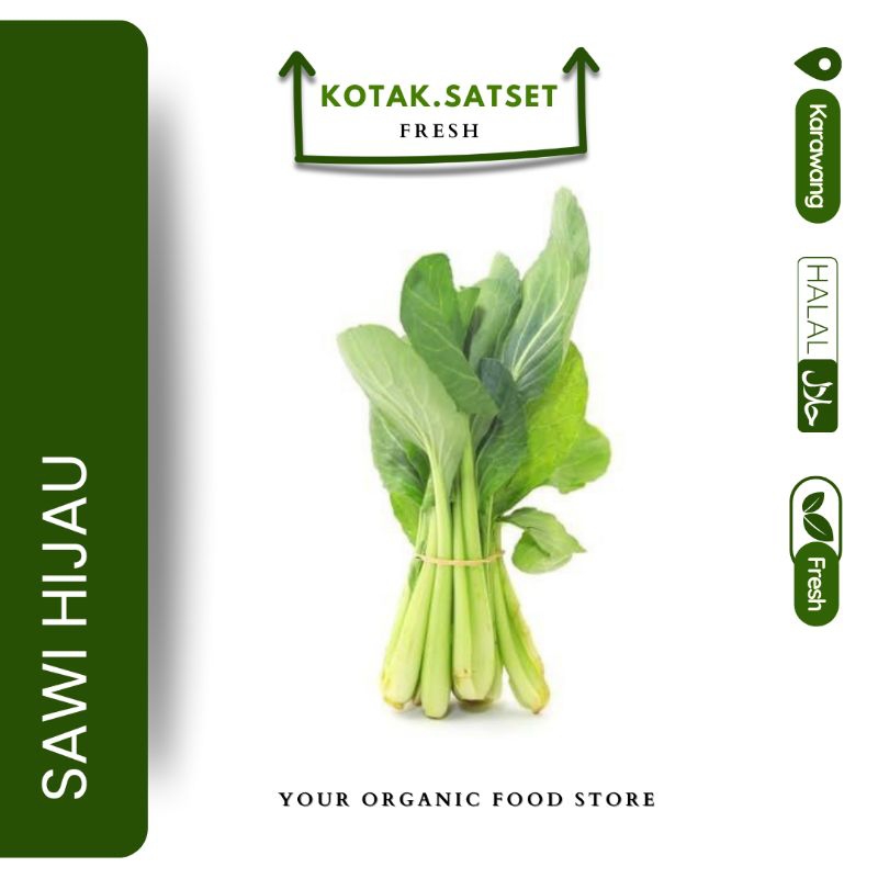 

Sawi Hijau Kotak Saset Fresh Halal