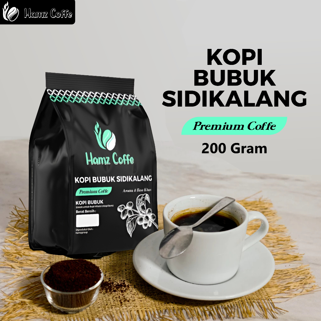 

Hamz Coffee - kopi bubuk sindikalang rasa berkualitas 200gr