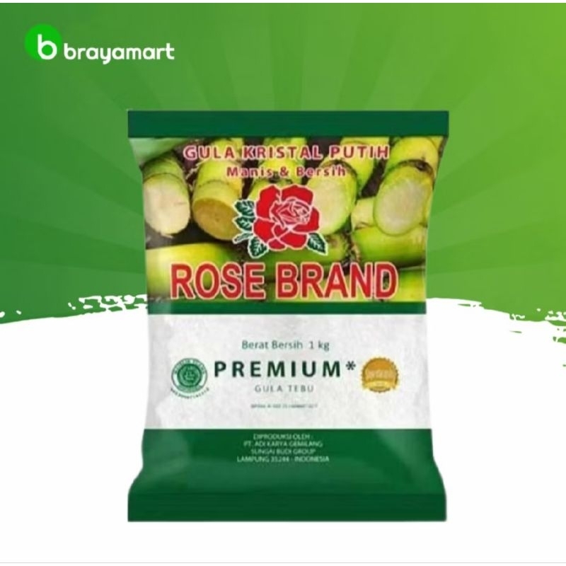 

Rose brand gula pasir hijau 1kg brayamart
