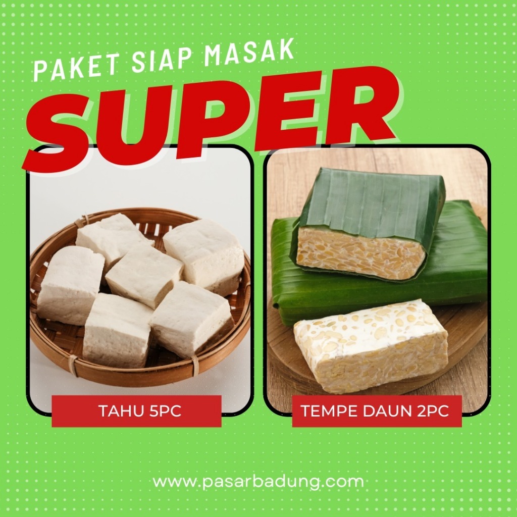 

Paket Mewah Tempe Tahu Super FRESSS