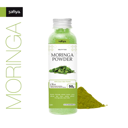 

Daun Kelor 50 Gr Safiya Moringa Bubuk 100% Murni Premium