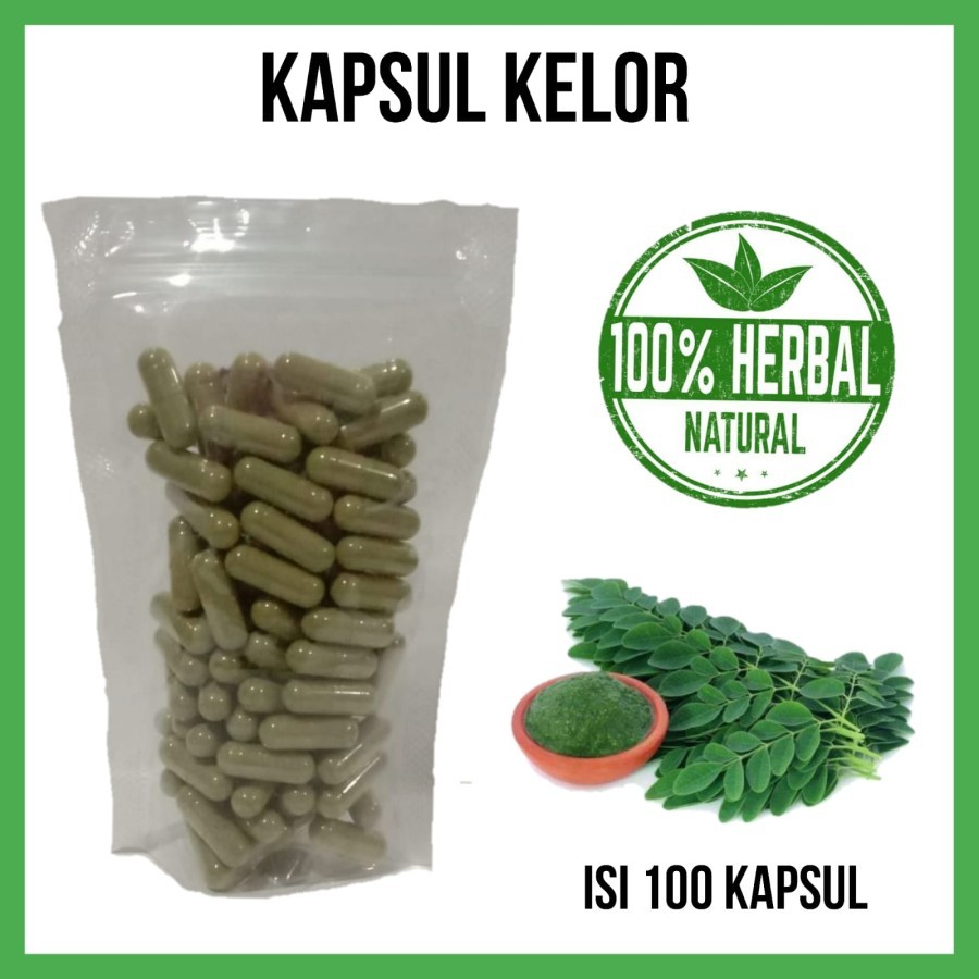

Kapsul Daun Kelor ASLI isi 100 ALAMI , ORGANIC, Berkhasiat