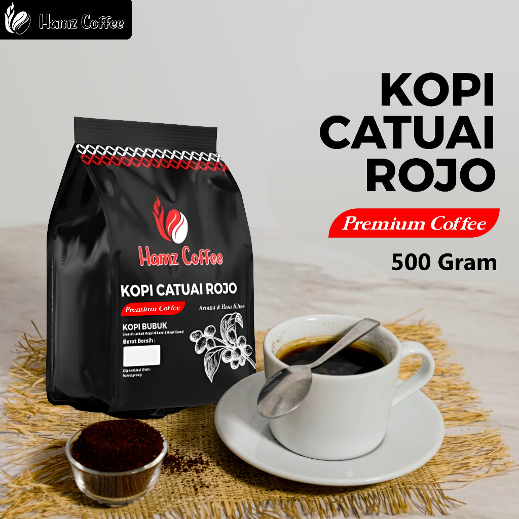 Hamz Coffee - kopi bubuk catuai rojo super unggul 500gr