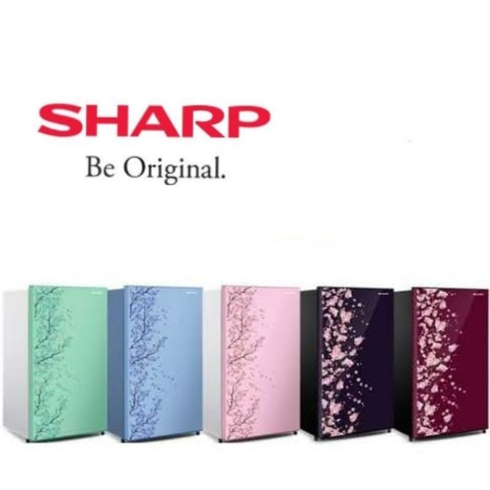 KULKAS SHARP SJ-N162D SAKURA 2 PINTU [ 133 LITER ]