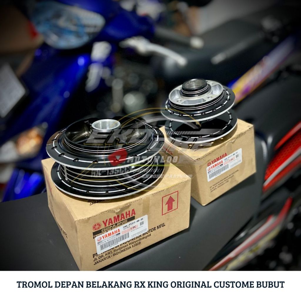 TROMOL DEPAN BELAKANG RX KING ORIGINAL CUSTOME BUBUT