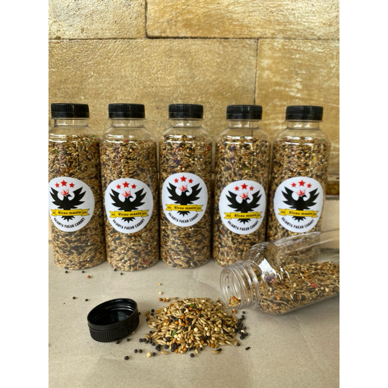 pakan burung kenari harian/pakan jahat/macet bunyi/penggacor kenari/anti macet