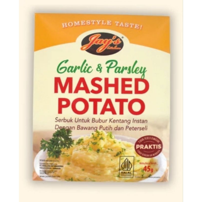 

Jays Garlic & Parsley Mashed Potato