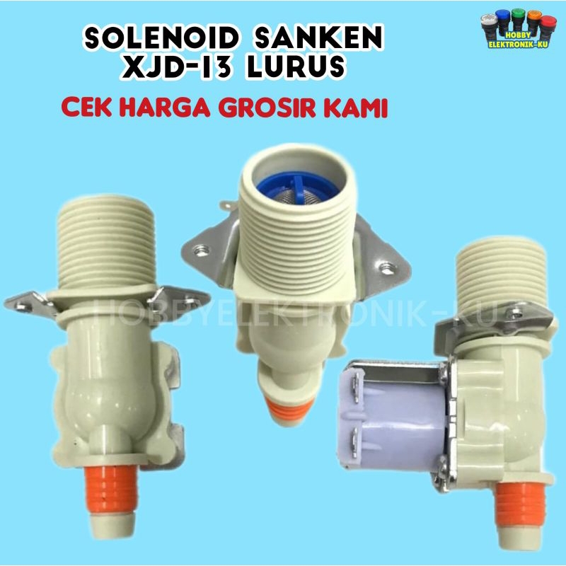 SOLENOID SANKEN XJD-13 LURUS PART MESIN CUCI