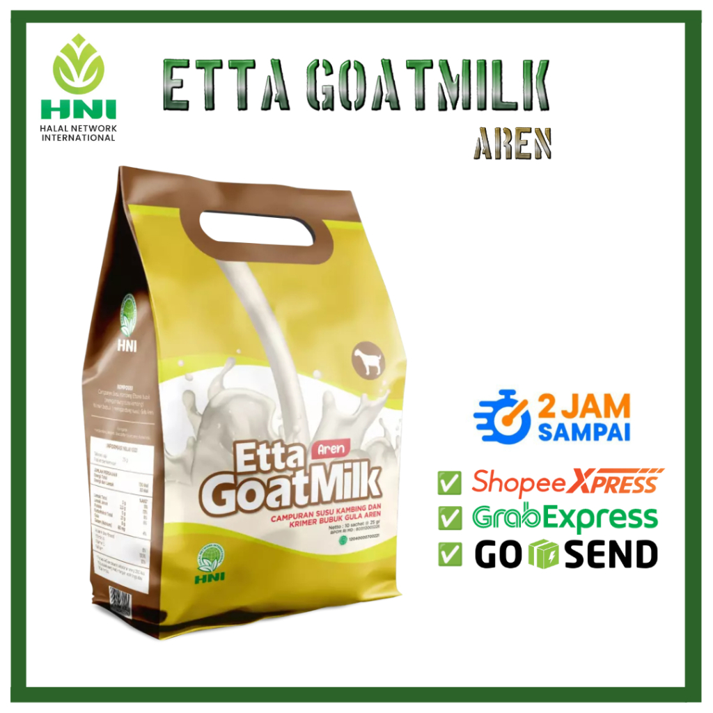 

SUSU ETTA GOAT MILK HPAI - ETTA GOAT MILK AREN - SUSU KAMBING