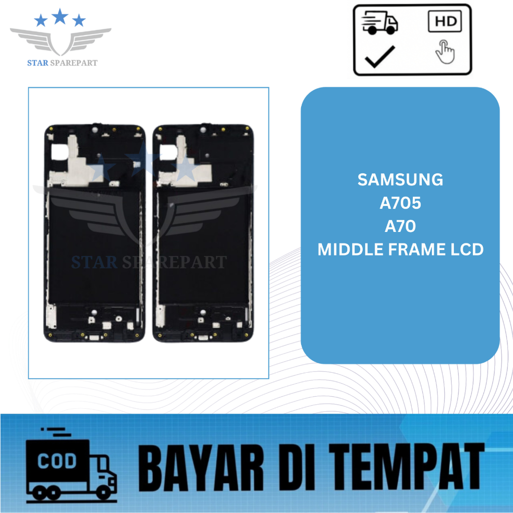 MIDDLE FRAME LCD SAMSUNG A705 ( GALAXY A70 ) / DUDUKAN LCD