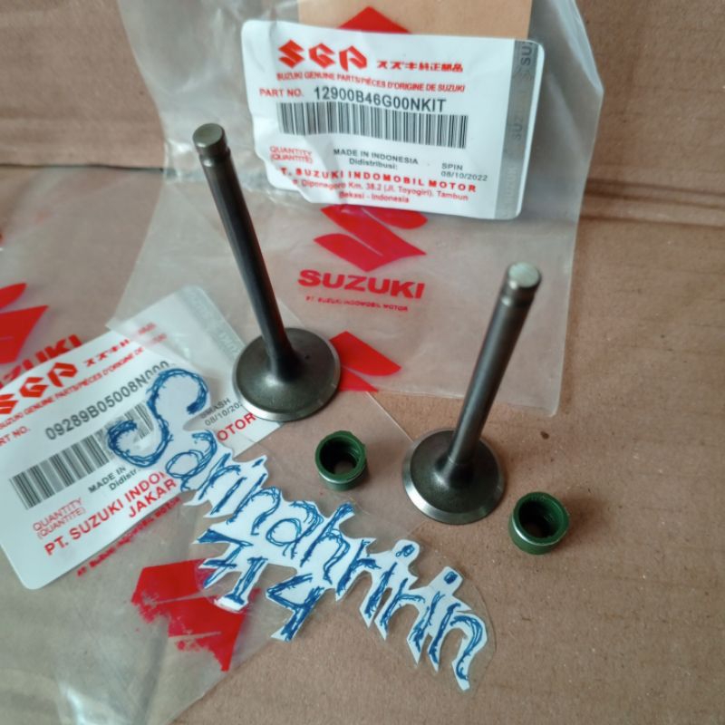 PAYUNG KELEP SET+SIL KLEP SUZUKI SPIN 125