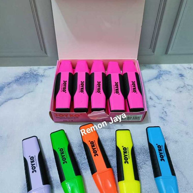 

Stabilo Highlighter Joyko 5 Warna Pastel atk (isi 5 buah pcs)