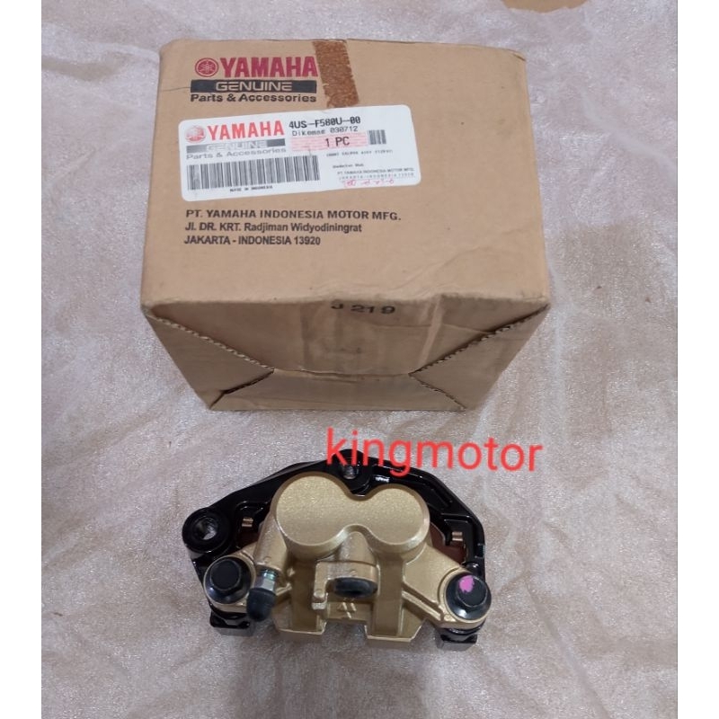 KALIPER CAKRAM REM BAWAH 4US FIZR F1ZR RXKING RX KING 2003 SE GOLD ORI ASLI ORIGINAL YAMAHA NOS