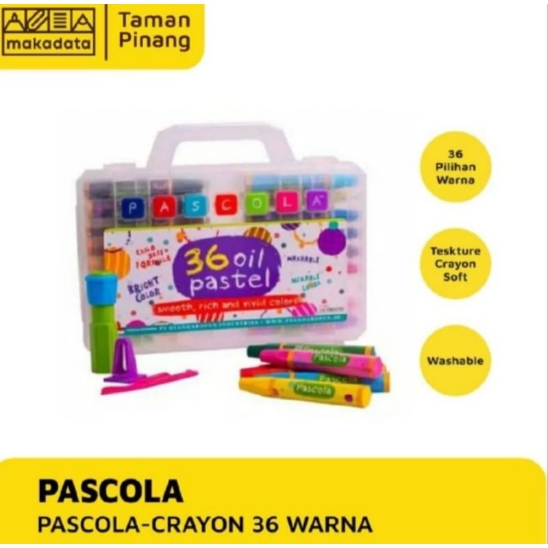 

Crayon Pascola 36 Color - Krayon Pascola 36 Warna - Oil Pastel 36 Pascola