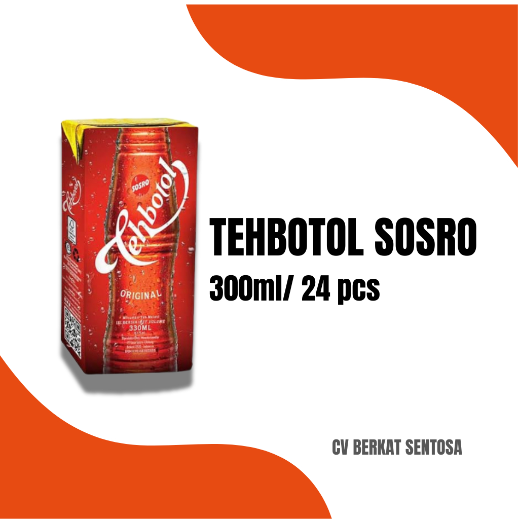 

Teh Botol sosro Kotak 300ML/ 24 pcs