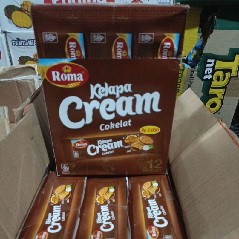 

ROMA KELAPA CREAM CO 1 BOX ISI 12