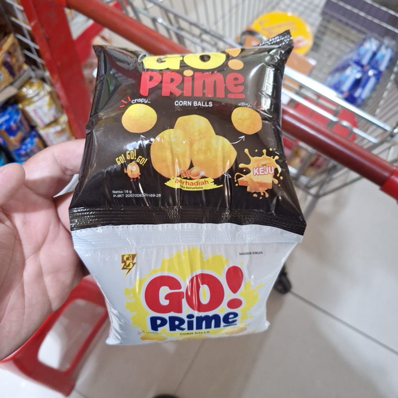 

GO! Prime corn ball snack 18gr renteng