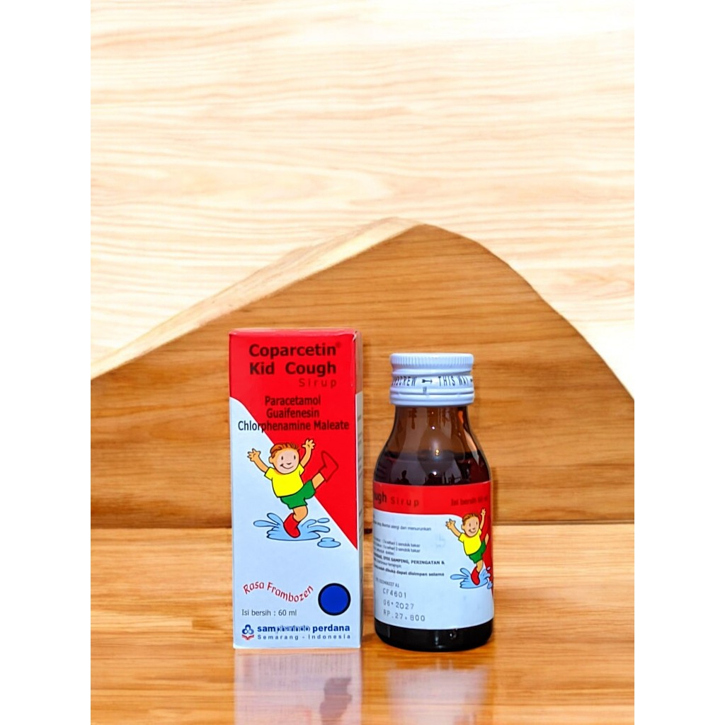 coparcetin kid cough sirup 60 ml