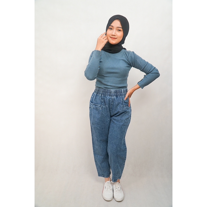 Haruka Jeans | Celana Panjang Wanita | Celana Jeans Panjang Wanita | Jeans Panjang