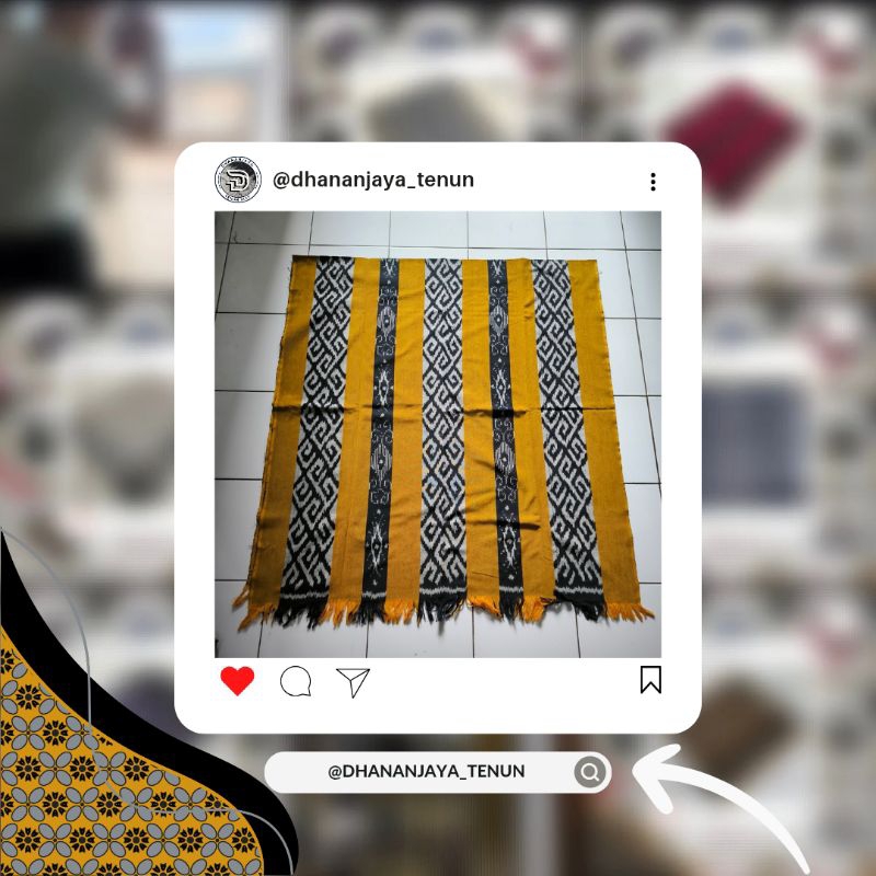 Dhananjaya Tenun - Kain Tenun Blanket Troso Jepara - Kain Tenun Toraja Halusan - Kain Blanket motif 