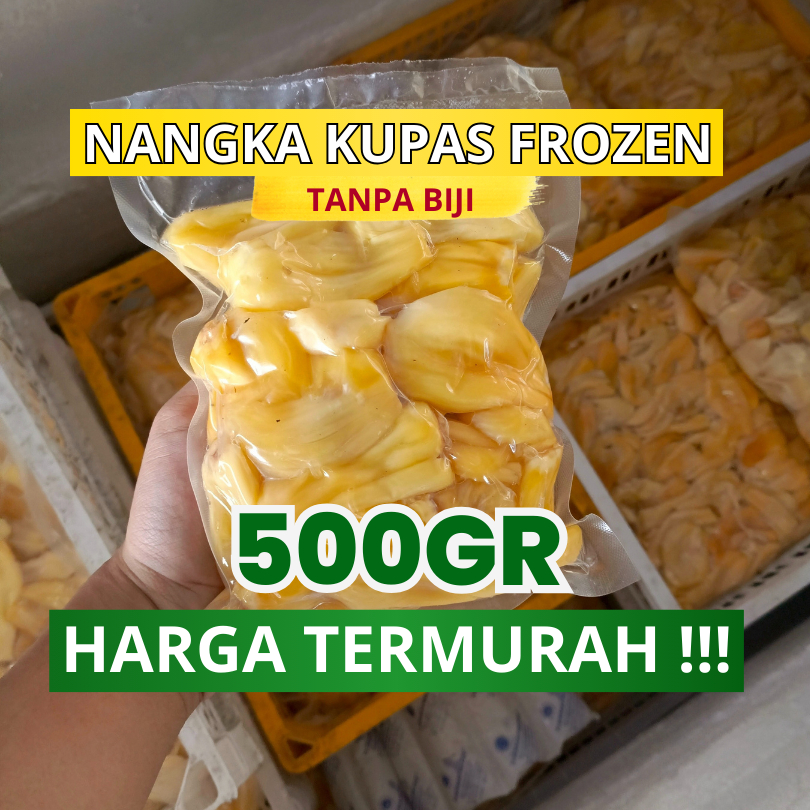 

Nangka Kupas Frozen Tanpa Biji 500GR - Nangka Kupas Forzen Tanpa Biji 1 KG