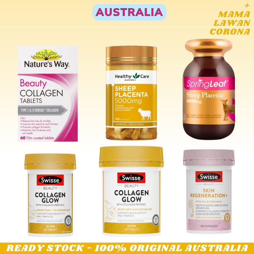 Nature's Way Beauty Collagen 60 Tablets Type 1 & 3 Verisol Australia Booster / Natures Collagen Shot